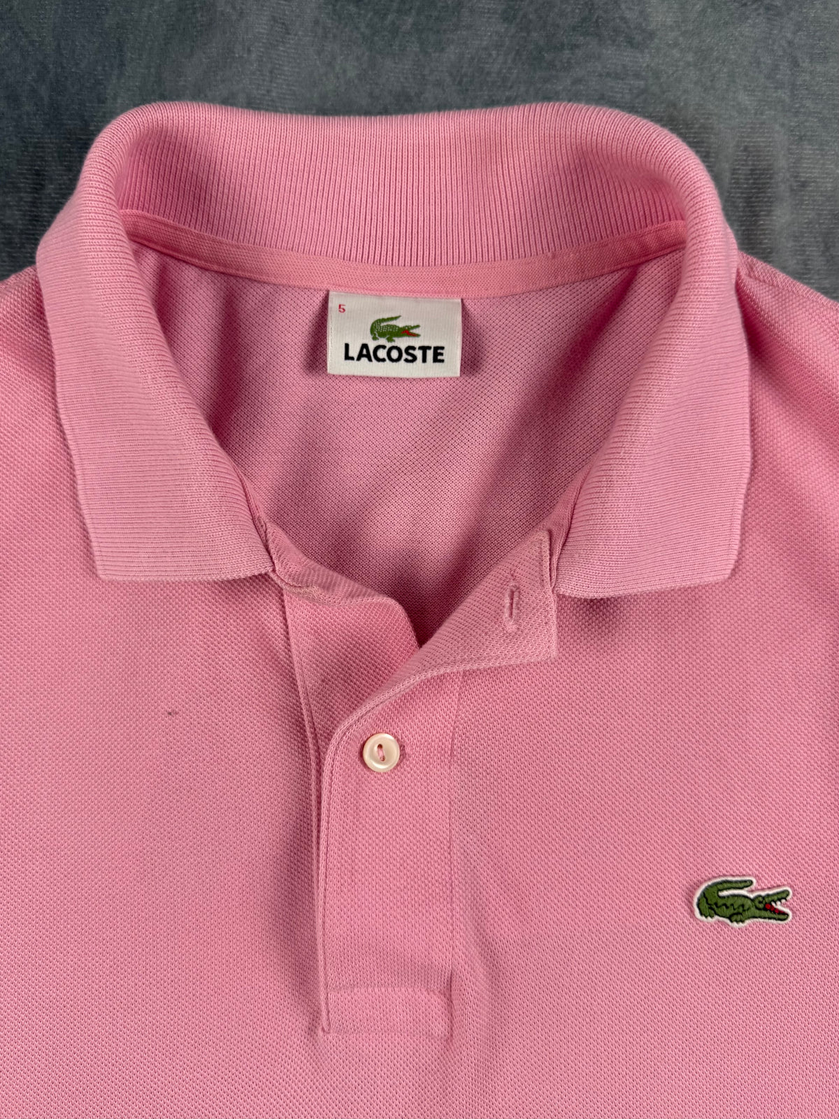 Lacoste Polo Shirt Pink L