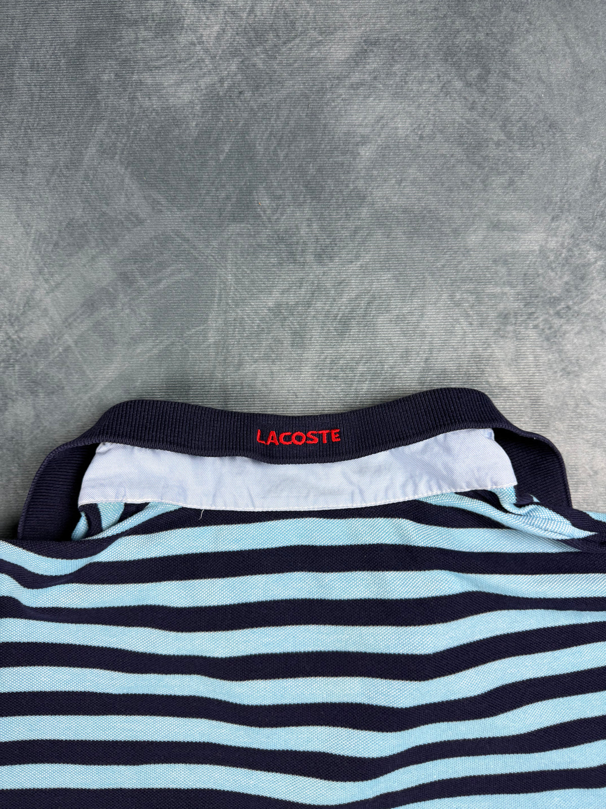 Polo Shirt Lacoste Gestreift M