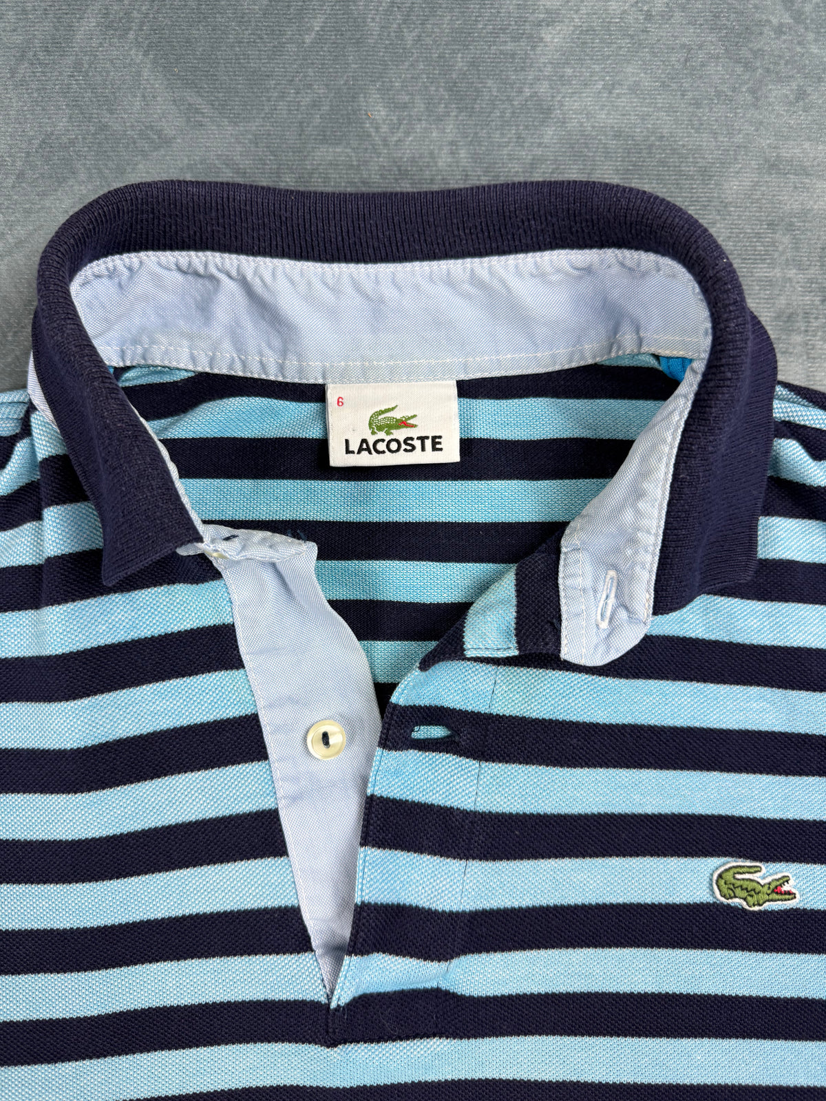 Polo Shirt Lacoste Gestreift M