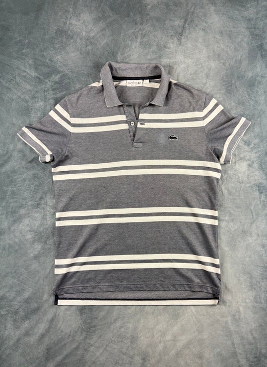 Lacoste Polo Shirt gestreift L